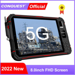 CONQUEST S22 5G ATEX - odolný tablet s certifikací pro výbušné prostředí - LCD 8" - vodotěsný, nárazuvzdorný, prachotěsný - II 2D Ex ib IIIC T120°C DB IP68