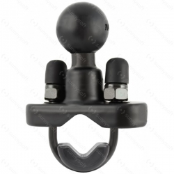 RAM Mounts univerzální držák na telefony větší než 5" s ramenem se zabezpečením na řídítka nebo tyč s objímkou pro Ø12,7-31,75 mm, X-Grip, sestava RAM-B-149Z-UN10B-KNOB3U
