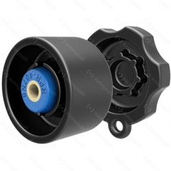 RAM Mounts univerzální držák na telefony větší než 5" s ramenem se zabezpečením na řídítka nebo tyč s objímkou pro Ø12,7-31,75 mm, X-Grip, sestava RAM-B-149Z-UN10B-KNOB3U