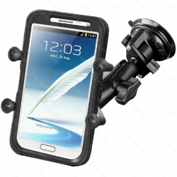RAM Mounts univerzální držák na mobil větší než 5" do auta s extra silnou přísavkou na sklo, X-Grip, sestava RAM-B-166-UN10U
