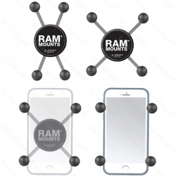 RAM Mounts univerzální držák na mobil do auta s přísavkou na sklo, X-Grip, odlehčené rameno, sestava RAP-B-166-2-UN7U