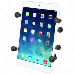 RAM Mounts univerzální držák na tablety 7" a 8" s dlouhým ramenem na motorku na nádržku brzdové kapaliny, X-Grip, sestava RAM-B-182-UN8B-CU