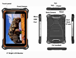 CRUISER BT828E - odolný tablet - LCD 8" - vodotěsný, nárazuvzdorný, prachotěsný - IP 68 a MIL-STD-810G